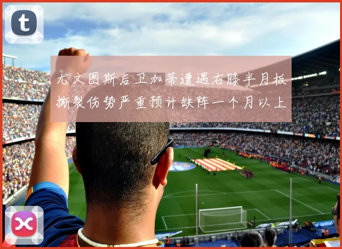 尤文图斯后卫加蒂遭遇右膝半月板撕裂伤势严重预计缺阵一个月以上